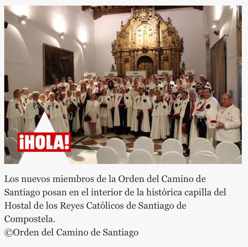 Nuevos miembros de la Orden del Camino de Santiago